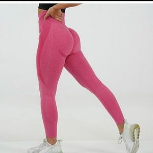 NVGTN Hot Pink Seamless Leggings